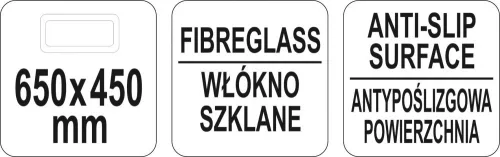 YATO Téglalap alakú Tálca 650X450mm (YG-02078)