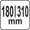 YATO Hús villa 180mm (YG-02216)
