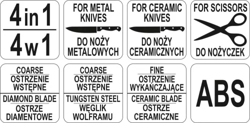 YATO Késélező, 4 az 1 (YG-02352)