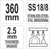 YATO 365mm lyukas kanállal (YG-02773)