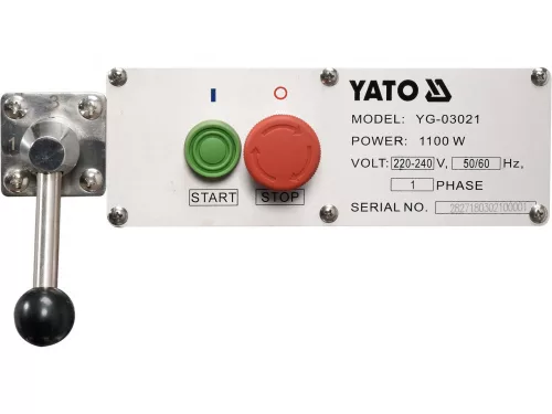 YATO Habverő-dagasztó-keverő gép nagykonyhai használatra, 20 l, 1100 W, 3 sebességfokozat (YG-03021)