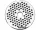 YATO húsdaráló rostély 3 mm YT-03200-HOZ (YG-03250)