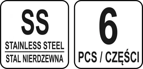 YATO Szeletelő gyümölcs és zöldség 6 lapátos (YG-03420)
