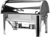 YATO Büfé ételmelegítő GN 1/1 edénnyel, 90°-os roll-top fedéllel, 9 l (YG-04120)