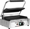 YATO Elektromos bordázott panini kontaktgrill öntöttvas sütőlapokkal, 2200 W, 50–300 °C (YG-04557)