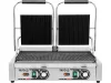 YATO Dupla elektromos bordázott kontaktgrill 2 független sütőzónával, 3600 W, 50–300 °C (YG-04560)