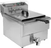 YATO Elektromos ipari olajsütő leeresztőcsappal, 12 l, 5 kW, 60–200 °C (YG-04630)
