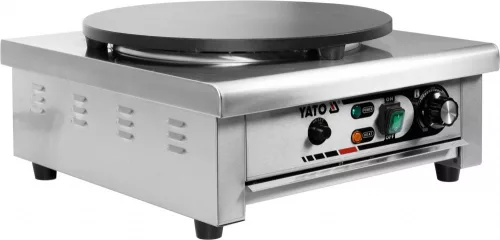 YATO Elektromos palacsintasütő tapadásmentes 400 mm-es sütőlappal, 3000 W, 50–300 °C