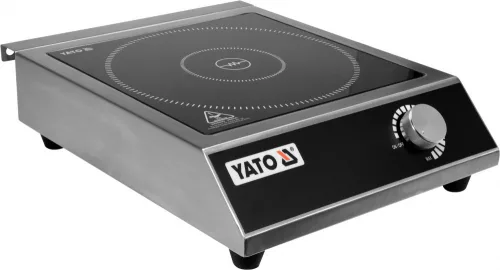 YATO Elektromos indukciós főzőlap kézi teljesítményszabályozással, 3500 W, 500–3500 W (YG-04700)