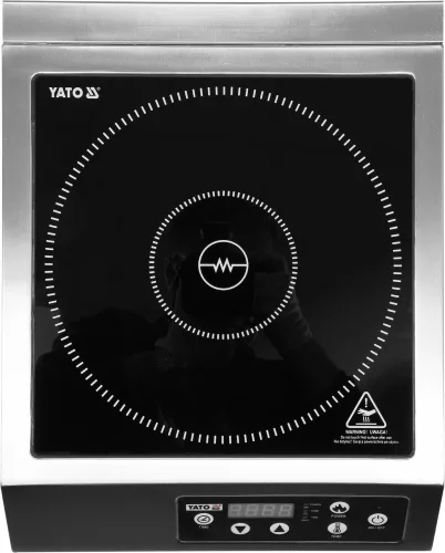 YATO Elektromos indukciós főzőlap elektronikus vezérléssel, 3500 W, 60–240 °C (YG-04701)