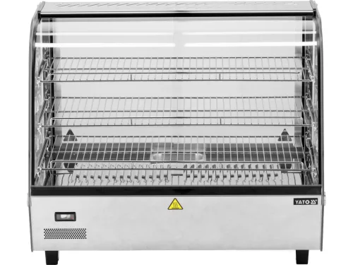 YATO Asztali melegentartó vitrin párásítással, 120 l, 1100 W, 30–90 °C (YG-04980)