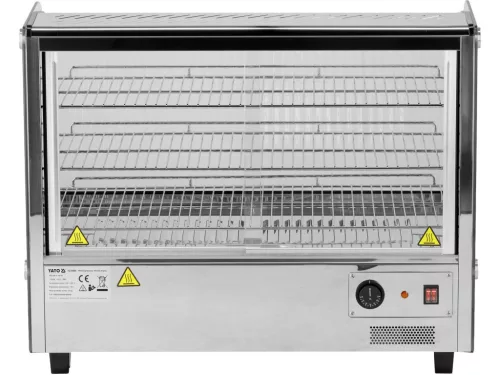 YATO Asztali melegentartó vitrin párásítással, 120 l, 1100 W, 30–90 °C (YG-04980)