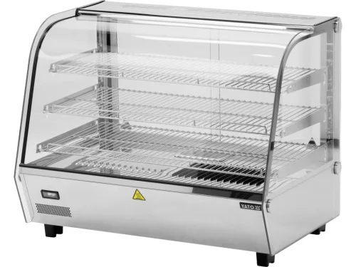 YATO Asztali melegentartó vitrin párásítással, 160 l, 1500 W, 30–90 °C (YG-04981)