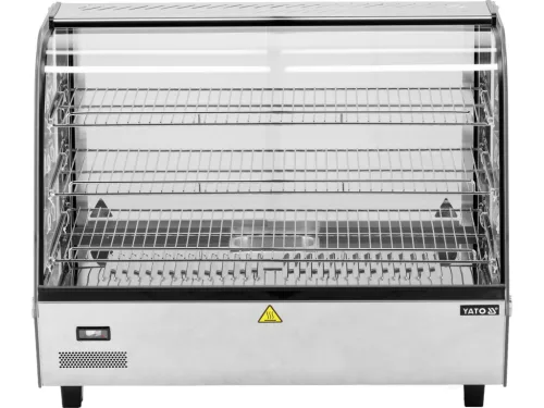 YATO Asztali melegentartó vitrin párásítással, 160 l, 1500 W, 30–90 °C (YG-04981)