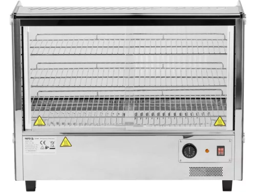 YATO Asztali melegentartó vitrin párásítással, 160 l, 1500 W, 30–90 °C (YG-04981)