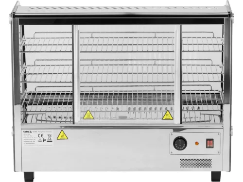 YATO Asztali melegentartó vitrin párásítással, 160 l, 1500 W, 30–90 °C (YG-04981)