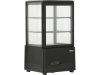 YATO  Nagykonyhai ipari  ÁLLÍTHATÓ VITRINES HŰTŐ, 59 Liter 46x41x82 cm, fekete (YG-05050)