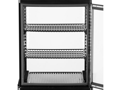 YATO  Nagykonyhai ipari  ÁLLÍTHATÓ VITRINES HŰTŐ, 59 Liter 46x41x82 cm, fekete (YG-05050)