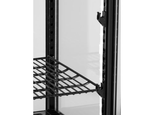 YATO  Nagykonyhai ipari  ÁLLÍTHATÓ VITRINES HŰTŐ, 59 Liter 46x41x82 cm, fekete (YG-05050)