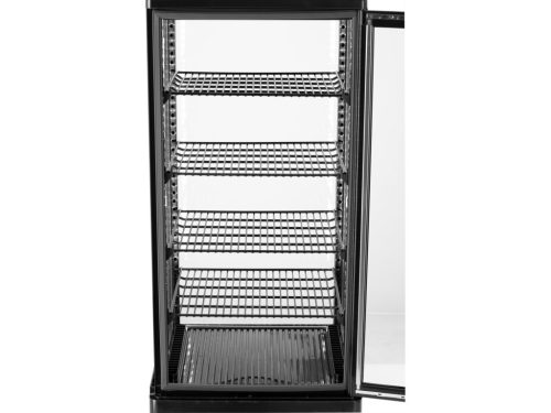 YATO PULTRA ÁLLÍTHATÓ VITRINES HŰTŐ, 98 Liter 46X41X112 cm,  FEKETE (YG-05053)