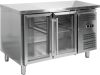YATO Nagykonyhai ipari GN hűtött munkaasztal, 2 ÜVEGAJTÓ (YG-05252)