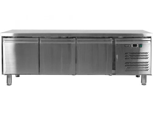 YATO Készüléktartó hűtött munkaasztal 317 l, 3 ajtós, GN 1/1, 700-as (YG-05259)