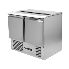   YATO Salátahűtő pult 240 l, 2 ajtós, 4 × GN 1/2 + 3 × GN 1/6 edényhellyel (YG-05262)