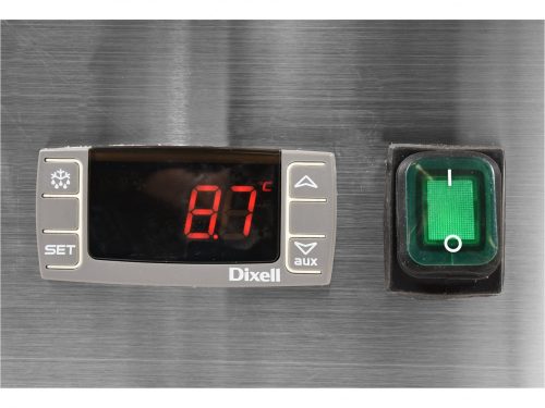 YATO Nagykonyhai ipari hűtött munkaasztal, salátahűtő, 368 Liter, 3 AJTó (YG-05290)