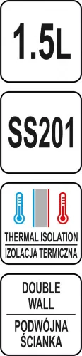 YATO Kanna termosz 1.5L (YG-07013)