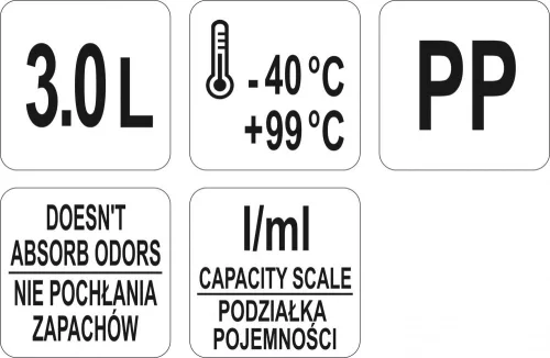 YATO Mérőpohár 3000 ML (YG-07287)