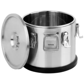   YATO Catering ételszállító termosz rozsdamentes acél tartállyal, 15 l, 355 × 300 mm (YG-09201)