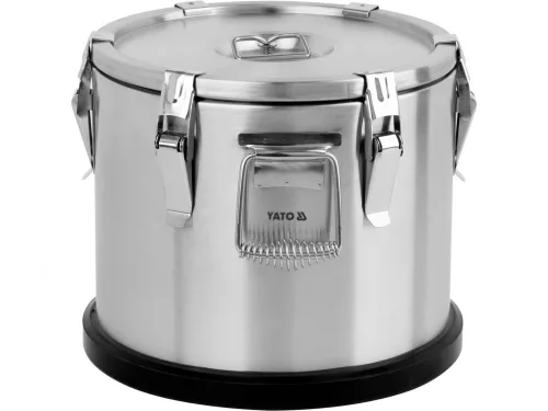YATO Catering ételszállító termosz rozsdamentes acél tartállyal, 15 l, 355 × 300 mm (YG-09201)