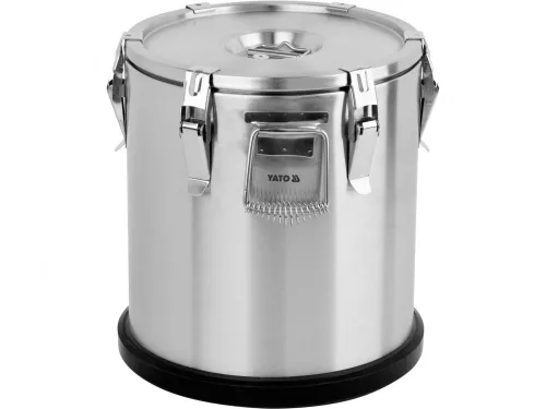 YATO Catering ételszállító termosz rozsdamentes acél tartállyal, 20 l, 355 × 380 mm (YG-09202)