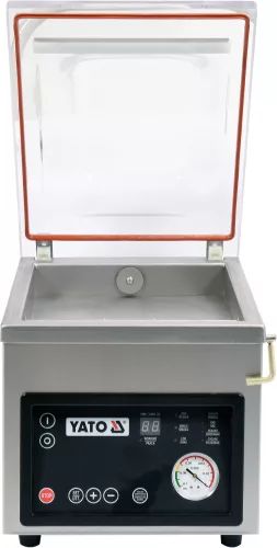 YATO Kamrás vákuumcsomagoló gép 260 mm-es hegesztősínnel, 10 m³/h, 370 W (YG-09303)