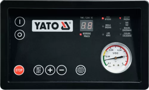 YATO Kamrás vákuumcsomagoló gép 260 mm-es hegesztősínnel, 10 m³/h, 370 W (YG-09303)
