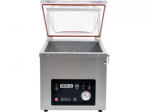 YATO Kamrás vákuumcsomagoló gép 350 mm-es hegesztősínnel, 20 m³/h, 900 W (YG-09305)