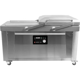   YATO Ipari kétkamrás vákuumcsomagoló gép 2 × 600 mm hegesztősínnel, 2 × 20 m³/h (YG-09307)