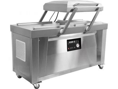 YATO Ipari kétkamrás vákuumcsomagoló gép 2 × 600 mm hegesztősínnel, 2 × 20 m³/h (YG-09307)
