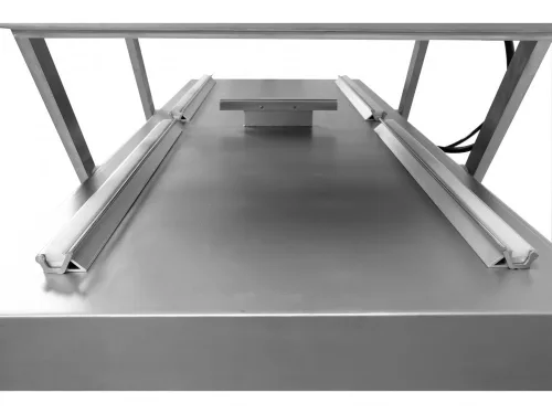 YATO Ipari kétkamrás vákuumcsomagoló gép 2 × 600 mm hegesztősínnel, 2 × 20 m³/h (YG-09307)