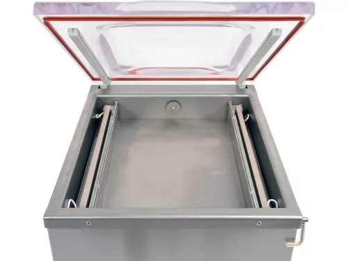 YATO Kamrás vákuumcsomagoló gép álló kivitelben, 2 × 420 mm hegesztősín, 20 m³/h (YG-09310)