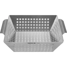 YATO GRILL KOSÁR, ROZSDAMENTES ACÉL 26X22X7CM (YG-20140)