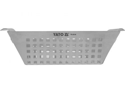 YATO GRILL KOSÁR, ROZSDAMENTES ACÉL 26X22X7CM (YG-20140)