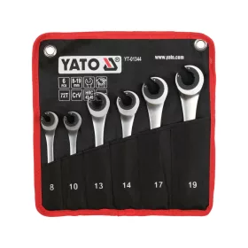   YATO Racsnis, részben nyitott csillagkulcs készlet 8–19 mm, 6 részes (YT-01344)