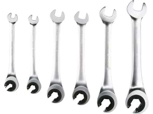 YATO Racsnis, részben nyitott csillagkulcs készlet 8–19 mm, 6 részes (YT-01344)