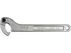 YATO Állítható csuklós körmöskulcs horonyanyákhoz, 35–50 mm, 210 mm, CrV (YT-01671)