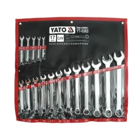   YATO Csillag-villás kulcs készlet 17 részes 8-32 mm CrV ~ (YT-0363)
