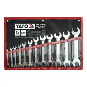 YATO Villáskulcs készlet 12 részes 6-32 mm CrV  (YT-0381)