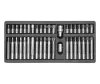 YATO Torx, Hex és Spline bitkészlet S2 acélból, 30–75 mm, 40 részes (YT-0400)