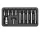 YATO Spline bitkészlet 3/8” és 1/2” meghajtással, S2 acél, 11 részes  (YT-0415)