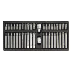   YATO Ribe és furatos Torx bitkészlet S2 acélból, 3/8” és 1/2”, 42 részes  (YT-0420)